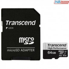 Карта пам'яті Transcend 64GB microSDXC class 10 UHS-I U1 High Endurance (TS64GUSD350V) Карта пам'яті Transcend 64GB microSDXC class 10 UHS-I U1 High Endurance (TS64GUSD350V)