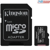 Kingston 128GB microSDXC UHS-I U1 V10 A1 Canvas Select Plus + adapter (SDCS2/128GB)