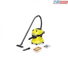 Пилосос будівельний Karcher WD 4 V-20/5/22, 1000Вт 20л, 6.8кг (1.628-209.0)