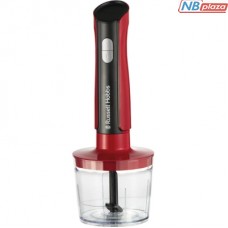 Блендер Russell Hobbs Hobbs заглибний Desire Red, 500Вт, чаша-500мл, вінчик, міні-подріб. (27140-56)