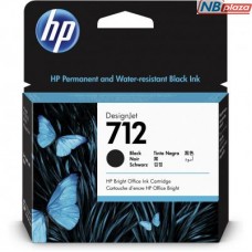 Картридж HP DJ No.712 DesignJet Т230/Т630 Black 80ml (3ED71A)