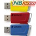 USB флеш накопичувач Verbatim 3x16GB Store 'n' Click Red/Blue/Yellow USB 3.2 (49306)