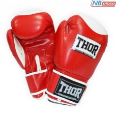 Боксерские перчатки THOR Competition 16oz Red/White (500/01(PU) RED/WHITE 16 oz.)