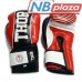Боксерские перчатки THOR Thunder 10oz Red (529/13(Leather) RED 10 oz.)