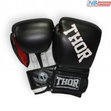 Боксерские перчатки THOR Ring Star 10oz Black/White/Red (536/02(Le)BLK/WHT/RED 10 oz.)