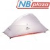 Палатка Naturehike Сloud Up 1 Updated NH18T010-T 20D Grey/Red (6927595730522)