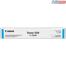 Тонер Canon 034 CYAN (MF-810/820 iR-C1225) 7.3K (9453B001)