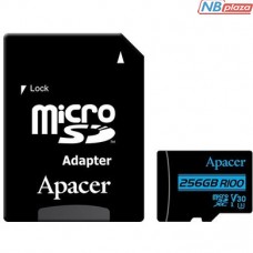 Apacer 256GB microSDXC Class 10 UHS-I U3 V30 + adapter (AP256GMCSX10U7-R)