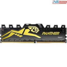 Модуль пам'яті для комп'ютера DDR4 8GB 3200 MHz Panther Black/Gold Apacer (AH4U08G32C28Y7GAA-1)