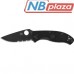 Нож Spyderco Tenacious Black Blade Lightweight полусеррейтор (C122PSBBK)