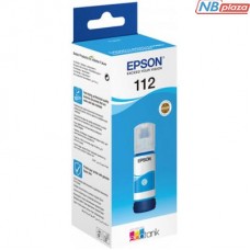 Контейнер с чернилами EPSON 112 EcoTank Pigment Cyan ink (C13T06C24A)