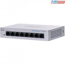 Комутатор мережевий Cisco CBS110-8T-D-EU