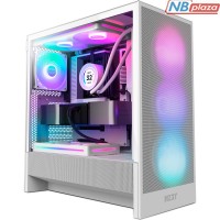 Корпус NZXT H5 Flow RGB Compact All White (CC-H52FW-R1)