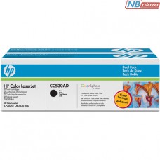 Картридж HP CLJ  304A Black Dual Pack, CP2025/ CM2320 (CC530AD)