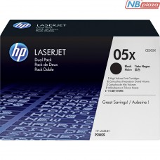 Картридж HP LJ  05XD P2055d/2055dn (2шт*CE505X) (CE505XD)