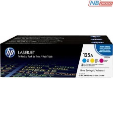 Картридж HP CLJ  125A CMY Tri-Pack CP1215/ CP1515 (CB541/542/543) (CF373AM)