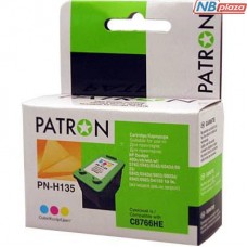 Картридж PATRON для HP PN-H135 (C8766HE) (CI-HP-C8766HE-C-PN)
