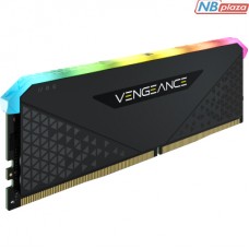 Модуль памяти для компьютера DDR4 16GB 3600 MHz Vengeance RGB RS Black Corsair (CMG16GX4M1D3600C18)