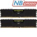 Модуль памяти для компьютера DDR4 16GB (2x8GB) 3600 MHz Vengeance LPX Black CORSAIR (CMK16GX4M2D3600C16)