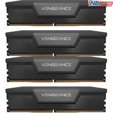 Модуль пам'яті для комп'ютера DDR5 96GB (4x24GB) 5600 MHz Vengeance Black Corsair (CMK96GX5M4B5600C40)