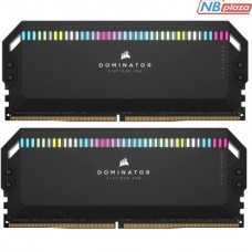 Модуль пам'яті для комп'ютера DDR5 32GB (2x16GB) 6000 MHz Dominator Platinum RGB Black Corsair (CMT32GX5M2X6000C36)