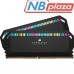 Модуль пам'яті для комп'ютера DDR5 32GB (2x16GB) 6000 MHz Dominator Platinum RGB Black Corsair (CMT32GX5M2X6000C36)