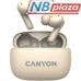 Наушники Canyon TWS-10 OnGo ANC ENC Beige (CNS-TWS10BG)