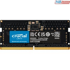 Модуль пам'яті для ноутбука SoDIMM DDR5 8GB 4800 MHz Micron (CT8G48C40S5)