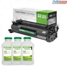 Картридж ColorWay для CANON 052 (3K)+ тонер 3шт*TH-M402 (CW-C052M/TH-M402)