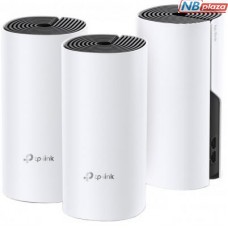 Точка доступу Wi-Fi TP-Link DECO E4 3 pcs AC1200, 2xFE LAN/WAN, MESH, MU-MIMO, Beamformi (DECO-E4-3-PACK)