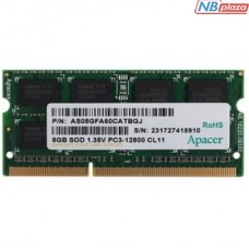 Модуль памяти для ноутбука SoDIMM DDR3 8GB 1600 MHz Apacer (DV.08G2K.KAM)