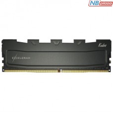 Модуль пам'яті для комп'ютера DDR4 8GB 3600 MHz Black Kudos eXceleram (EKBLACK4083618A)