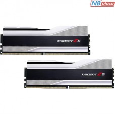 Модуль пам'яті для комп'ютера DDR5 64GB (2x32GB) 6000 MHz Trident Z5 Silver G.Skill (F5-6000J3238G32GX2-TZ5S)
