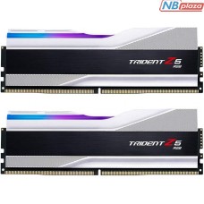Модуль пам'яті для комп'ютера DDR5 32GB (2x16GB) 7200 MHz Trident Z5 RGB Silver G.Skill (F5-7200J3445G16GX2-TZ5RS)