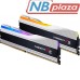 Модуль пам'яті для комп'ютера DDR5 32GB (2x16GB) 8000 MHz Trident Z5 RGB Silver G.Skill (F5-8000J3848H16GX2-TZ5RS)