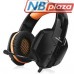 Навушники REAL-EL GDX-7700 SURROUND 7.1 black-orange
