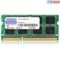 Оперативная память для ноутбука SoDIMM DDR3 8GB 1600 MHz GOODRAM (GR1600S3V64L11/8G)