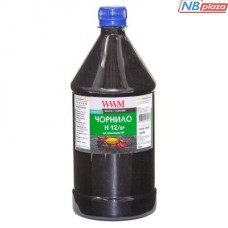 Чорнило WWM HP №10/11/12 1000г Black pigm. (H12/BP-4)