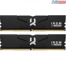 Модуль пам'яті для комп'ютера DDR5 32GB (2x16GB) 6400 MHz IRDM Black Goodram (IR-6400D564L32S/32GDC)