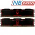 Модуль памяти для компьютера DDR4 16GB (2X8GB) 3200 MHz IRDM X Black Goodram (IR-X3200D464L16SA/16GDC)