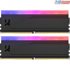 Модуль пам'яті для комп'ютера DDR5 64GB (2x32GB) 6400 MHz IRDM RGB Black Goodram (IRG-64D5L32/64GDC)