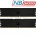Модуль пам'яті для комп'ютера DDR4 32GB (2x16GB) 3600 MHz Iridium Pro Deep Black Goodram (IRP-K3600D4V64L18/32GDC)