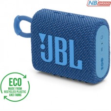 Акустическая система JBL Go 3 Eco Blue (JBLGO3ECOBLU)
