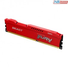 Модуль памяти для компьютера DDR3 16GB (2x8GB) 1600 MHz Fury Beast Blue HyperX (Kingston Fury) (KF316C10BK2/16)