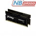 Модуль памяти для ноутбука SoDIMM DDR4 16GB (2x8GB) 2666 MHz Fury Impact HyperX (Kingston Fury) (KF426S15IBK2/16)