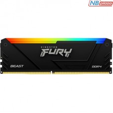 Модуль пам'яті для комп'ютера DDR4 8GB 3200 MHz Beast RGB Kingston Fury (ex.HyperX) (KF432C16BB2A/8)