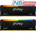 Модуль пам'яті для комп'ютера DDR4 32GB (2x16GB) 3200 MHz FURY Beast RGB Kingston Fury (ex.HyperX) (KF432C16BB2AK2/32)