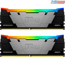 Модуль пам'яті для комп'ютера DDR4 64GB (2x32GB) 3200 MHz FURYRenegadeRGB Kingston Fury (ex.HyperX) (KF432C16RB2AK2/64)