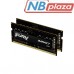 Модуль памяти для ноутбука SoDIMM DDR4 16GB (2x8GB) 3200 MHz Fury Impact HyperX (Kingston Fury) (KF432S20IBK2/16)