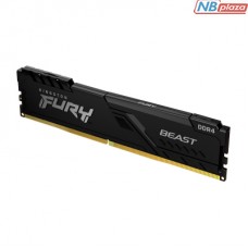 Модуль памяти для компьютера DDR4 16GB 3733 MHz Fury Beast Black HyperX (Kingston Fury) (KF437C19BB1/16)